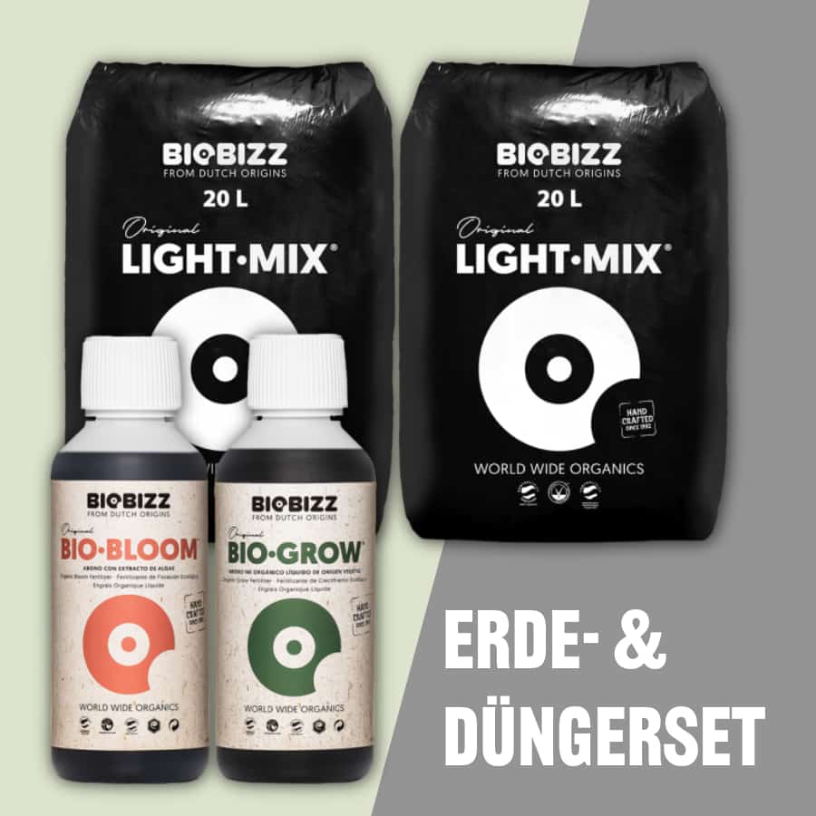 Erde und Düngersets